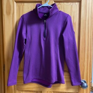Kerrits Fleece Lined Quarter Zip Equestrian Riding Shirt